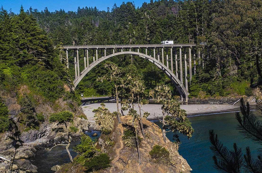 Russian Gulch State Park, California, USA